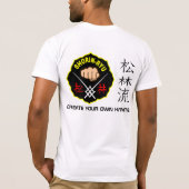 SHORIN RYU MATSUBAYASHIの両面空手のワイシャツ Tシャツ (裏面)