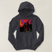 Short-eared Rabbit's Stylish Christmas Hoodie パーカ (デザイン正面)