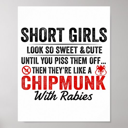Short Girls Look So Sweet And Cute Until You Them  ポスター (正面)