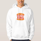Short King Funny Minimal Design パーカ (正面)