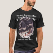 "Short Long & Bait & Switch Cons" Trump Donald WH Tシャツ (正面)