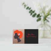 Short Red Hair And Gold Beauty 名刺 (スタンド正面)