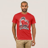 Short Sleeve T-Shirt : My Only Queen (赤) Tシャツ (正面フル)