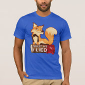 Short Sleeves T-Shirt : Trust Me (blue) Tシャツ (正面)