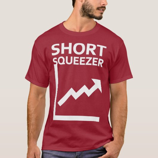 Short Squeezer - Wall Street Bets Meme Stock Tシャツ (正面)