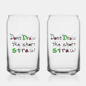 Short Straw Glass ガラス缶 (正面)