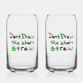 Short Straw Glass ガラス缶