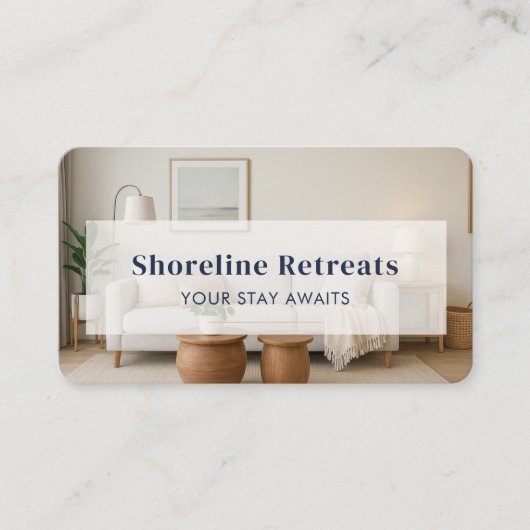 Short Term Rental Professional 名刺 (正面)