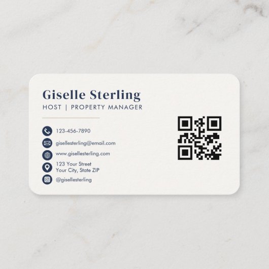 Short Term Rental Professional 名刺 (裏面)