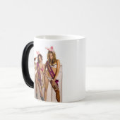 ShortBusのバニーの熱Bodのマグ! モーフィングマグカップ (正面左)