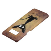 Shorthairかわいく黒い東洋の猫 Case-Mate Samsung Galaxyケース (ボトム)