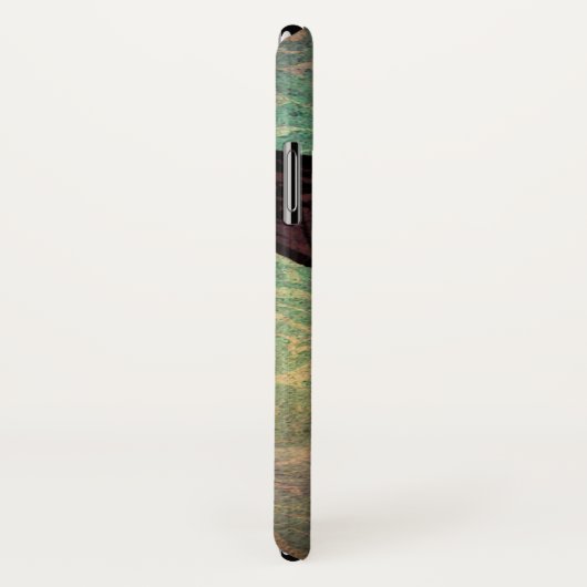 Shorthairのおもしろいでかわいい東洋の黒猫 Case-Mate iPhoneケース (裏面/右)