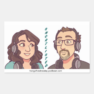 SHORTLISTEDスタンプ 長方形シール