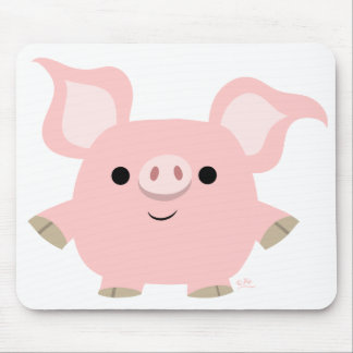 Shortyの漫画のブタのmousepad マウスパッド