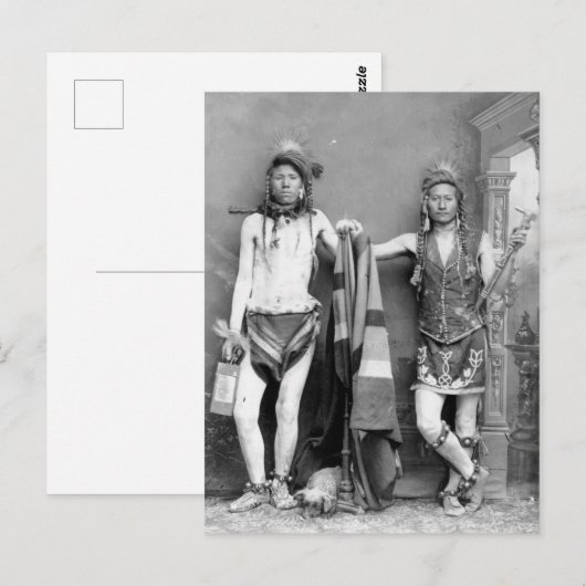 Shoshoneの男性2 ポストカード (正面/裏面)