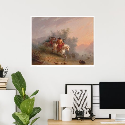 Shoshoni Indians (1069A) ポスター (ホームオフィス)