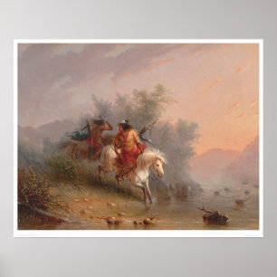 Shoshoni Indians (1069A) ポスター