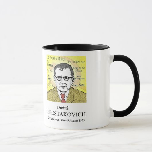 Shostakovich マグカップ (右)