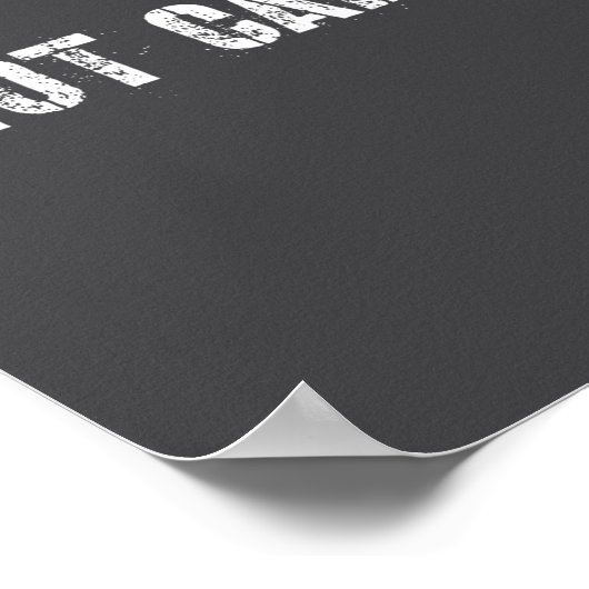 Shot Caller - Funny Saying, Sarcastic Quote  ポスター (角)