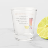 Shot Drink Recipe Alabama Slammer ショットグラス (裏面)