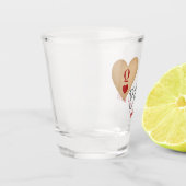 Shot Glass Bet on Love, Casino Party/Wedding ショットグラス (左)