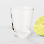 Shot Glass Crying Cat Croc Hat Meme ショットグラス (右)