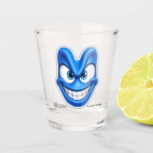 Shot Glass - You Can't See Me ショットグラス (正面)