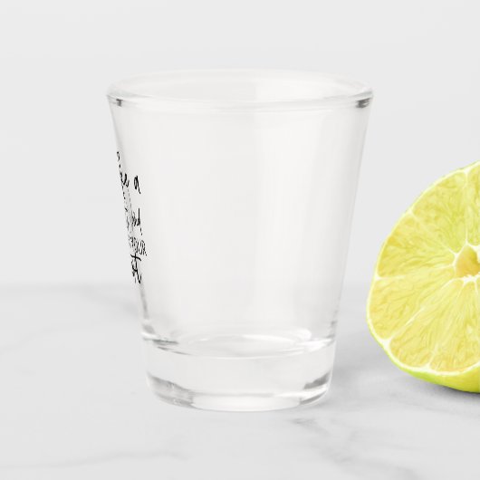 Shot Glasses with Text Caption Wine Glasses ショットグラス (右)