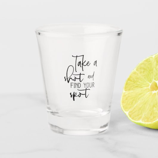 Shot Glasses with Text Caption Wine Glasses ショットグラス (正面)