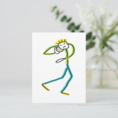 Shot Put Stickman ポストカード (スタンド正面)