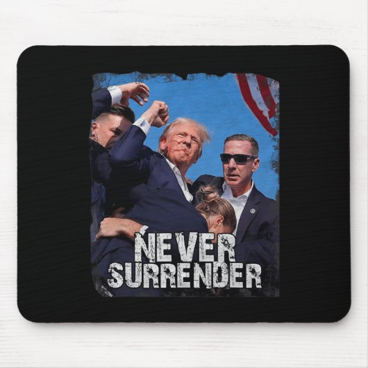 Shot Shirt 2024 Rally - Never Decorate マウスパッド (正面)