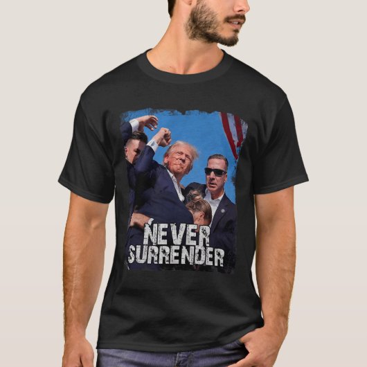 Shot Shirt 2024 Rally - Never Decorate Tシャツ (正面)