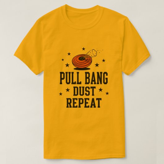 Shotgun SkeetTrap Clay Pigeon Shooting Vintage Tシャツ (デザイン正面)