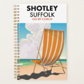 Shotley サフォーク ビーチ トラベル ポスター プランナー手帳 (正面)