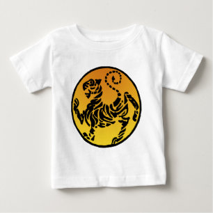 Shotokanのトラ-金ゴールド ベビーTシャツ
