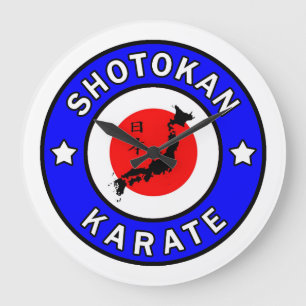 Shotokanの空手 ラージ壁時計