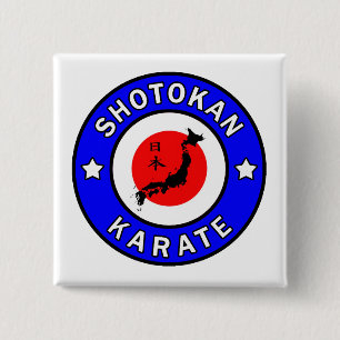 Shotokanの空手 缶バッジ