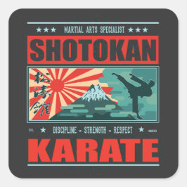 Shotokan Karate im Japan-Stil - Traditions Design スクエアシール