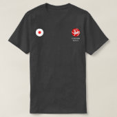 Shotokan Karate Japan Flag Tシャツ (デザイン正面)