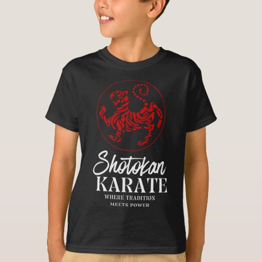 Shotokan Karate Where Tradition Meets Power  Tシャツ (正面)