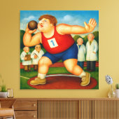 Shotput - Large Wrapped Canvas Art Print キャンバスプリント (インサイチュ (リビング))