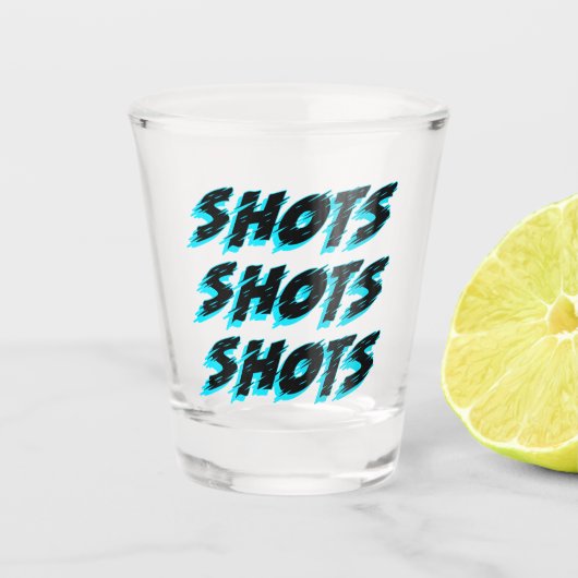 Shots Shots Shots ブルー ショットグラス (正面)