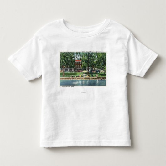 Shotwell公園およびSherwoodのイン場面 トドラーTシャツ (正面)