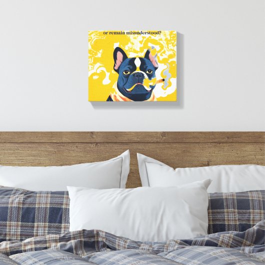 Should I Over Explain Myself  キャンバスプリント (インサイチュ (寝室))