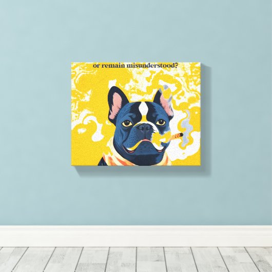 Should I Over Explain Myself  キャンバスプリント (インサイチュ (ウッドフロア))