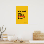 SHOULD WE GET A SWEET TREAT? –Funny Kitchen Poster ポスター (キッチン)