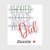 Should Would Did Sticker シール (シート)