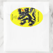 Shoulder-kolotc.comのチームステッカーに 楕円形シール (バッグ)