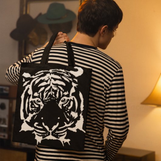 Shoulder Tote bag tiger トートバッグ