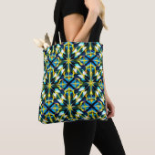 Shoulder Tote with Geometric Pattern トートバッグ (クローズアップ)